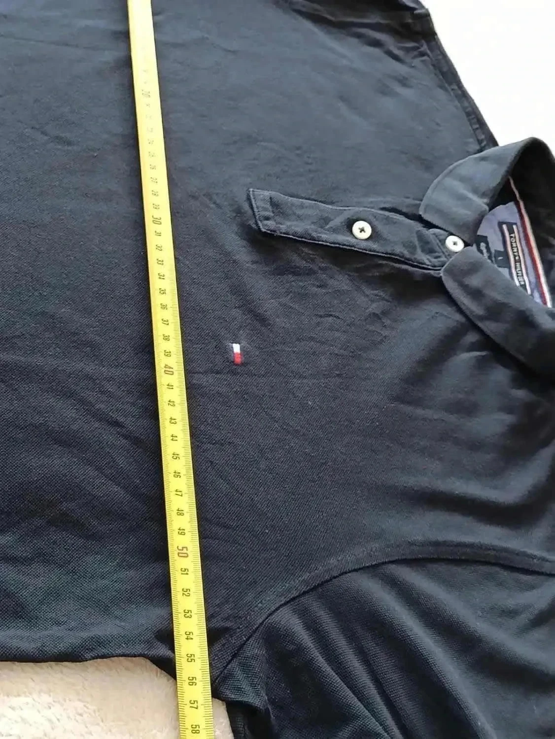 Polo Tommy Hilfiger preto Tamanho L – photo 11
